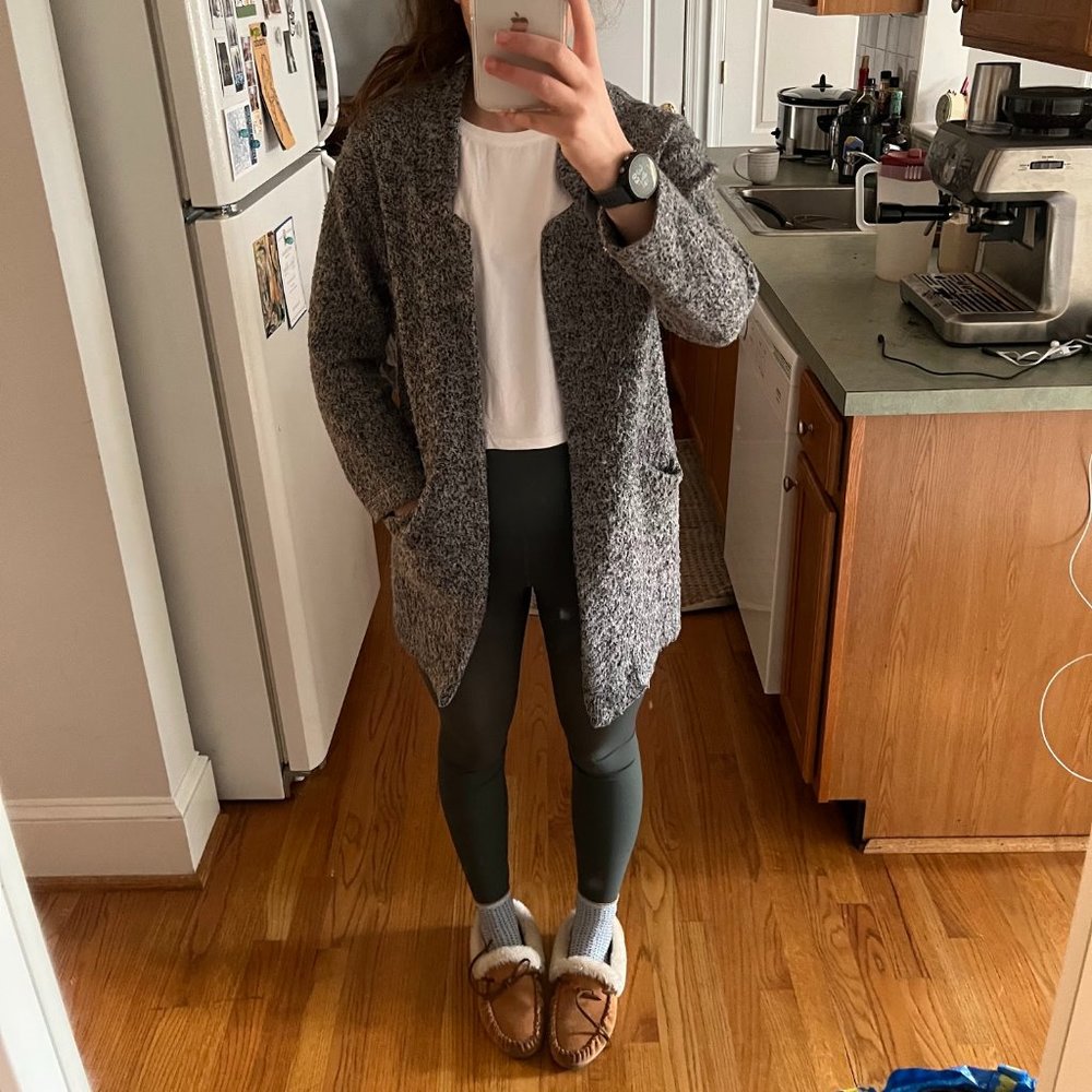 Zara grey coat